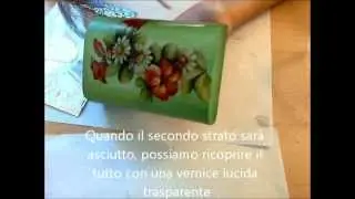 Decoupage su legno. Corso di decoupage