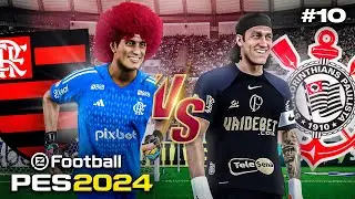 ENFRENTEI MEU ÍDOLO CÁSSIO, CORINTHIANS vs FLAMENGO, OITAVAS LIBERTADORES - RUMO AO ESTRELATO #10