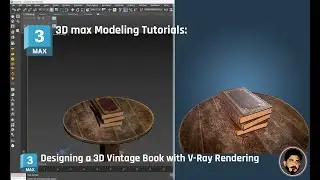 3ds Max Tutorial: Designing a 3D Vintage Book with V-Ray Rendering
