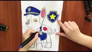 PAW Patrol: Chase's Coloring Adventures - Fun for Kids