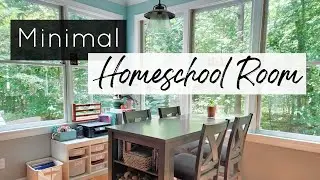 Homeschool Room Tour 2020 || Minimalist Homeschool