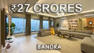 SPACIOUS BANDRA home WITH MAGNIFICIENT interiors in MUMBAI city with infinite SEA VIEW 🌊✨