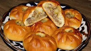 Сочные ПИРОЖКИ по Татарски!!! Мини  ЗУР БЕЛИШЬ!