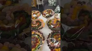Захватили мастерскую букеты из сухофруктов 🔝 #съедобныйбукет