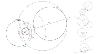 Inversion of a Circle (5 cases) Geometric Inversion