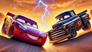 Şimşek McQueen ve Çöl macerası Kara Şimşek #macqueen