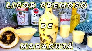Licor Cremoso de Maracujá - Licor de Maracujá Trufado