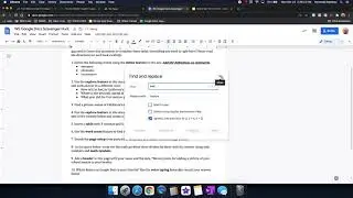 Google Docs Find and Replace