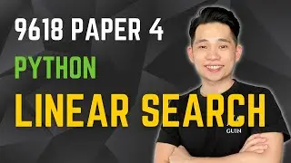 Python Linear Search | A Level Computer Science 9618 Paper 4