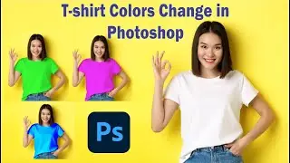 T-shirt Color Change in Photoshop Easy & Shortcut Trick.