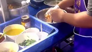 Spicy salad thailand, Thai street food