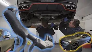 What Components are Found Inside a Luxury Car Muffler?