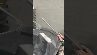 Пробная установка стоек для стекол 