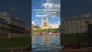 Cambridge University Punting tour #cambridge #punting #ytshort #ytshorts