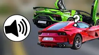 Guess The Car By THE SOUND!🔊✅| 20 Questions | Car Quiz