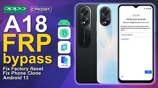 Oppo A18 FRP Bypass Android 13 CPH2591 New Trick Free Work 2024 | Remove Google Account