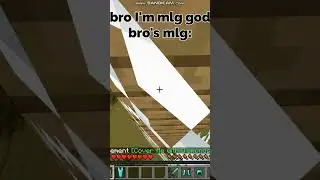 bro's mlg...💀 #minecraft
