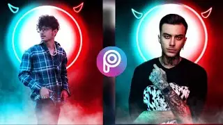 Instagram viral Dual tone Ring   Light photo Editing in picsArt #RingLightphotoediting #ringlight