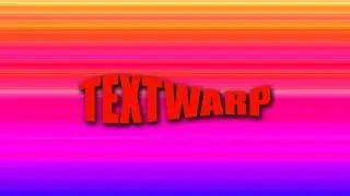 TEXT WARP ANIMATION in Photoshop CC 2017