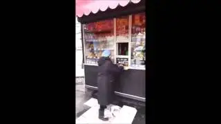 Смещение хлебного киоска