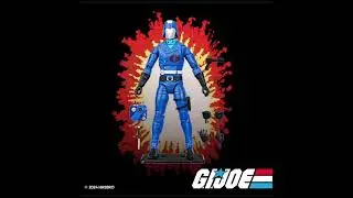 Cobra Commander Metal Plated GIJoe Classified Retro Series #comandantecobra #gijoe #gijoeclassified