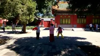Cina 2013 - Beijing, esercizi col ventaglio