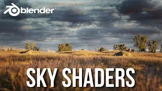 Using the SKY SHADERS in Blender