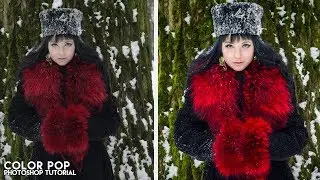 How to make easy colors pop in Photoshop |using camera raw| Photoshop Tutorial |