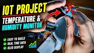 🔥 Arduino Temperature & Humidity Monitor Project 🌡️ | OLED Display + DHT11 Sensor Full Tutorial