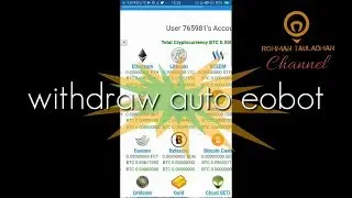 Tutorial Cara Withdraw Autobot di mining Eobot For android