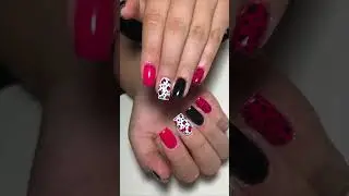 Дизайн ногтей пятна #shorts