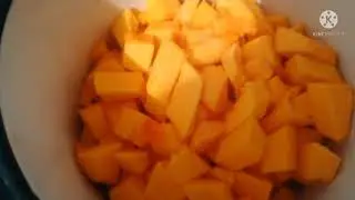 Тыквенно - яблочный десерт..