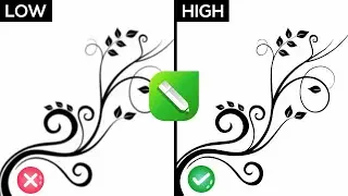 how to convert low quality image to high quality | Corel draw tutorials