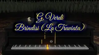 G. Verdi – Brindisi (La Traviata) | 3D Piano Visualizer