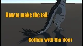 How to make the tail collide with the floor (VRChat / Unity Tutorial 2023)