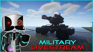 Cyberpunk Military Vehicles #2 - Minecraft Livestream