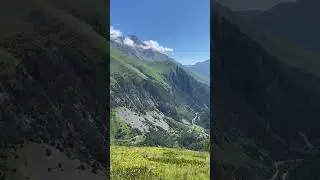Панорама с хребта Кругозор. Горная Дигория