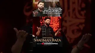 Main Lash Uthaon Yeh Teri Qabar Banaon | Shadman Raza Nohay 2024 #shadmanraza #muharram #Nohay2024
