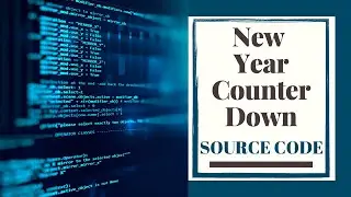New Year Counter down 2020 | with source code