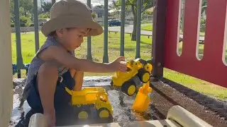 Harry Playing in the Park