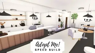 Modern Tea Shop Café Speed Build 🍵 Roblox Adopt Me!
