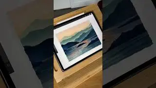 Procreate Watercolor Landscape Tutorial 