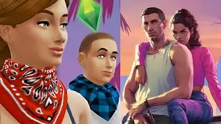 GTA 6 trailer but it's The Sims 4 - with the real music