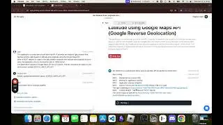 Get Address from Longitude and Latitude using Google Maps API Google Reverse Geolocation 