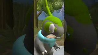 Making AXEW in SPORE #shorts