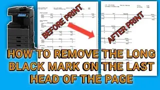 How to Toshiba 3118a Fix Black Mark on Radf Print How To Remove Black Mark on Toshiba e-studio 3118a