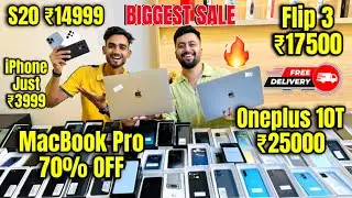 Biggest iPhone Sale Ever 🔥| Cheapest iPhone Market  | Second Hand Mobile | iPhone15 Pro iPhone 14