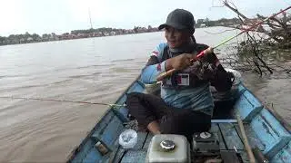 teryata mancing udang asik juga
