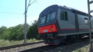 Перегонка мотрисы! Электровоз ВЛ80С-690 с мотрисой АЧ2-029.