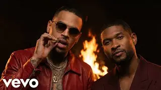 Chris Brown ft. Usher - Excuse Me, Baby (Lyrical Music Video)